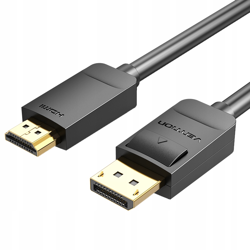 Kabel DisplayPort do HDMI 2m Vention HADBH – Idealne połączenie dla Twojego sprzętu