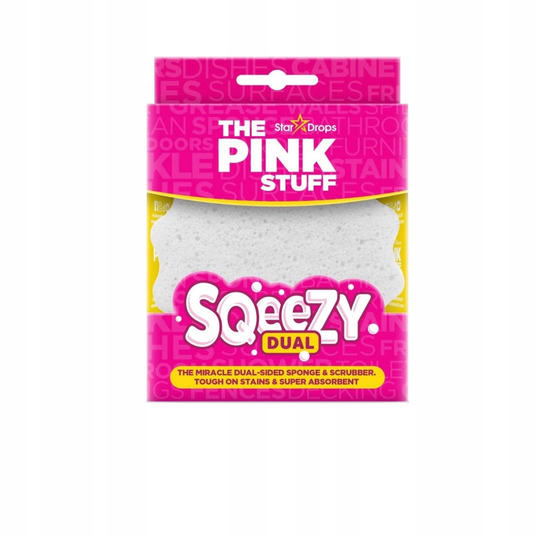 Dwustronna gąbka The Pink Stuff – Idealny wybór do sprzątania