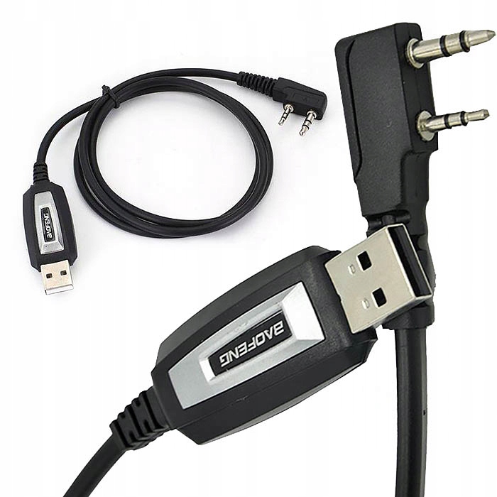 Zestaw zawiera kabel USB z programatorem
