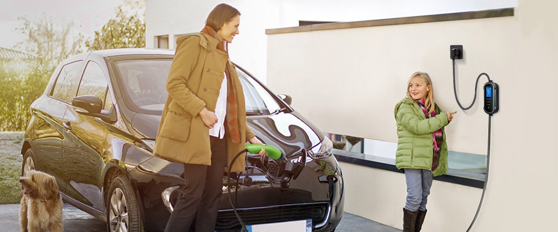 Wydajne tryby ładowania – wybierz natężenie prądu 8A, 10A, 13A lub 16A