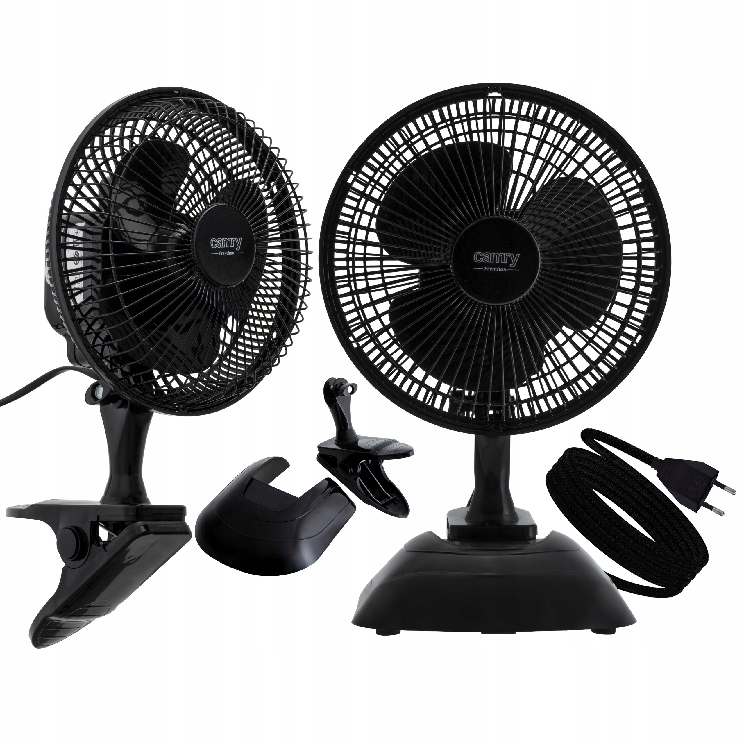 Wentylator CR7340 czarny – Idealne rozwiązanie na upalne dni