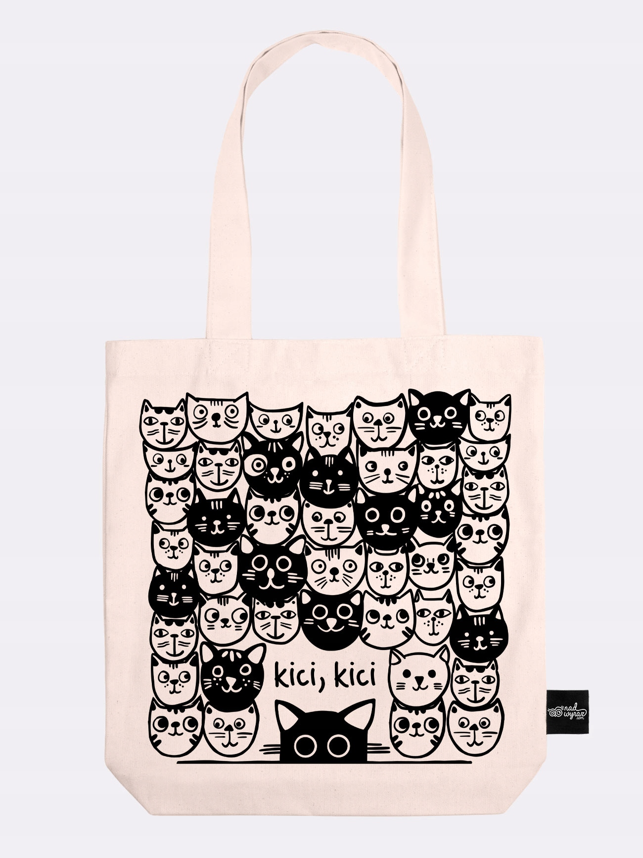 Torba Kici kici ecru – Idealny wybór dla miłośników kotów