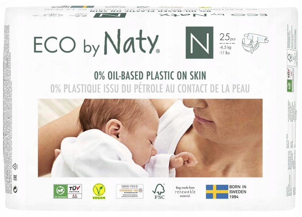 Eco by Naty pieluszki ekologiczne dla noworodka – komfort i bezpieczeństwo