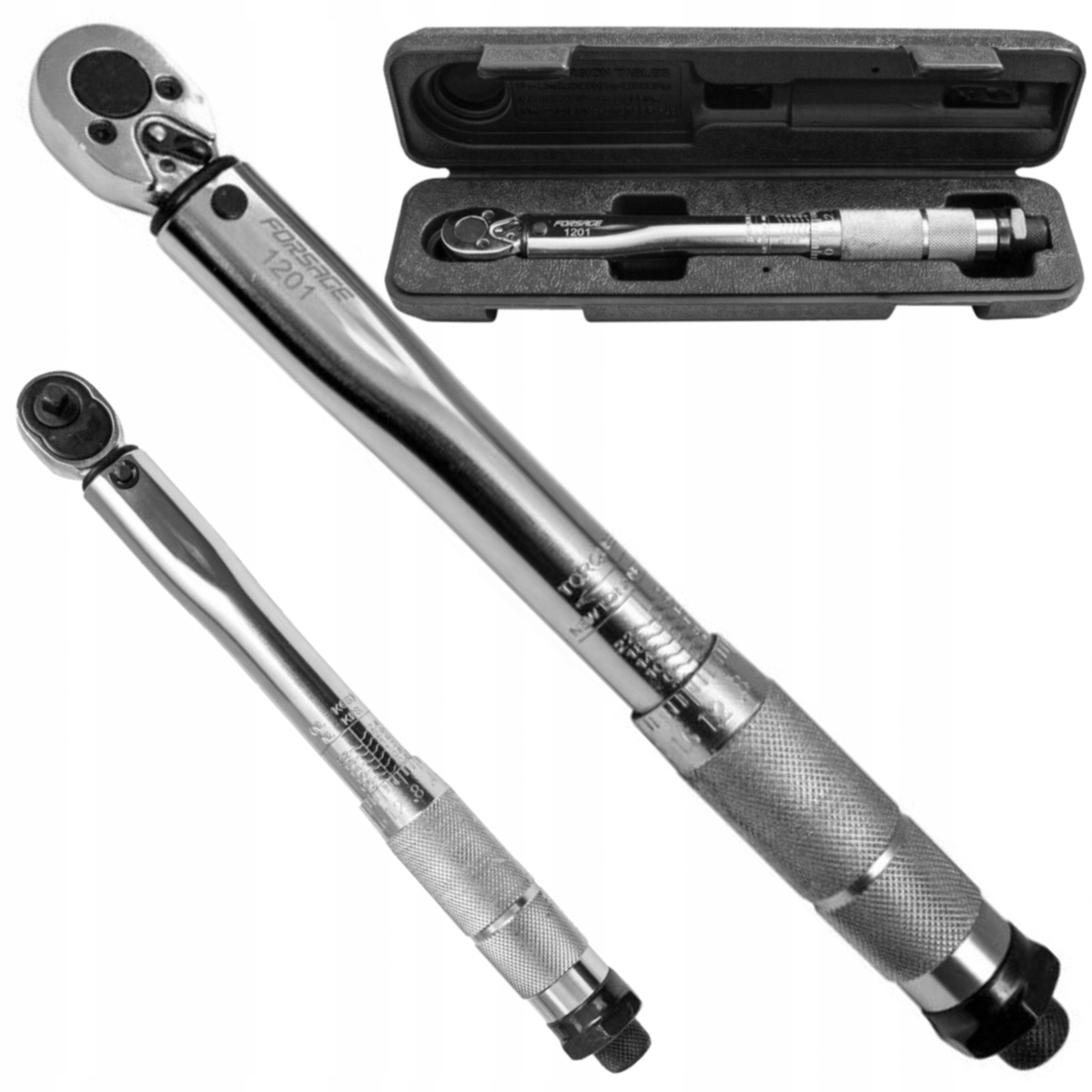 Klucz dynamometryczny z blokadą 1/4