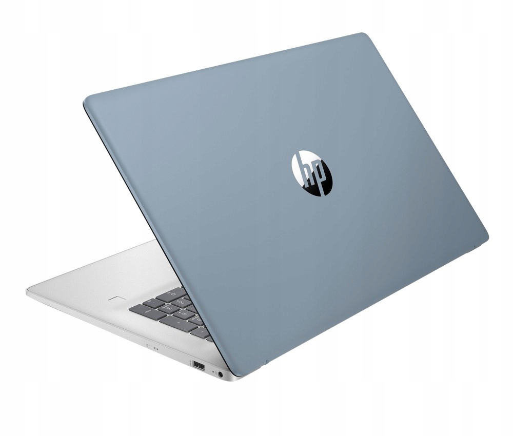 Laptop HP 17-cn Intel N200 – Wydajność i styl w niebieskim