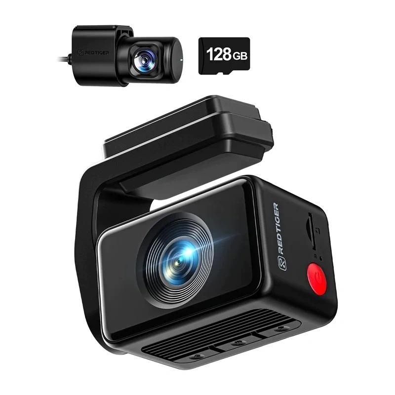 Kamera Samochodowa REDTIGER F4 Pro WIFI 4K + 1080p 128GB – Twoje bezpieczeństwo na drodze
