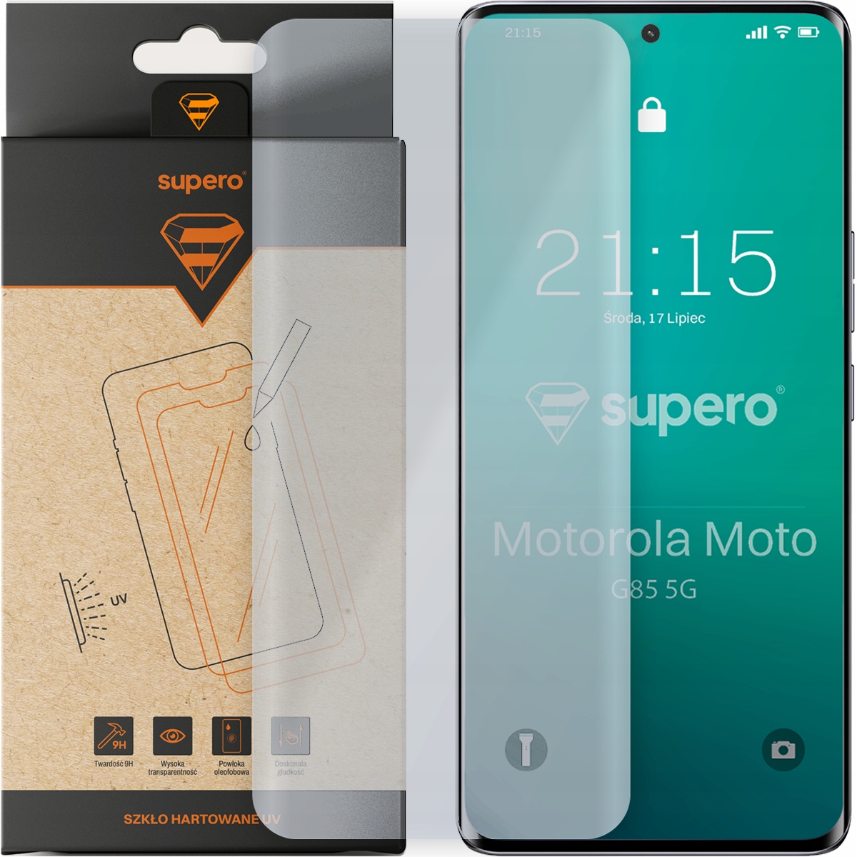 Szkło hartowane UV Supero do Motorola Moto G85 5G – Doskonała ochrona ekranu
