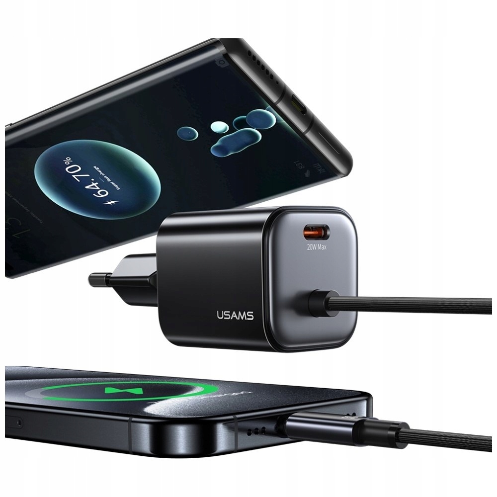 Podwójne złącza USB-C dla wygodnego ładowania