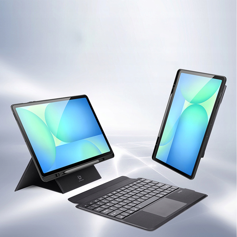 Etui DUX DUCIS DK Foldable z klawiaturą bezprzewodową dla Samsung Tab S10 FE Plus – Elegancja i funkcjonalność