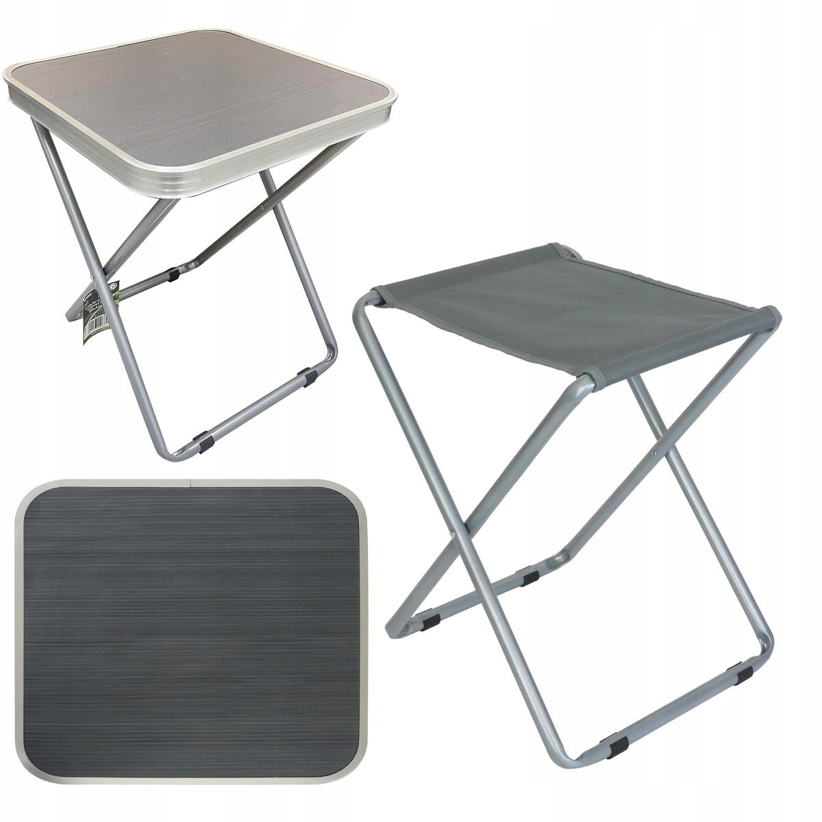 Stolik Krzesełko Turystyczne 2w1 40x40x47cm Enero Camp – Idealny towarzysz każdej przygody