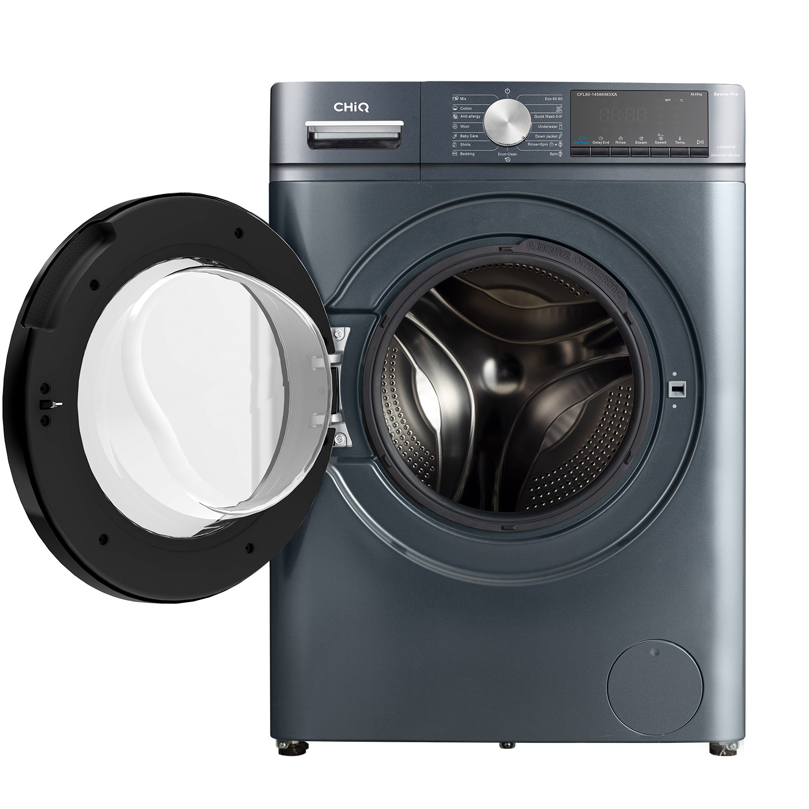 Parowa pralka 8 kg CFL80-14586IM3XA Steam Space Pro – Wydajność i nowoczesność w Twoim domu