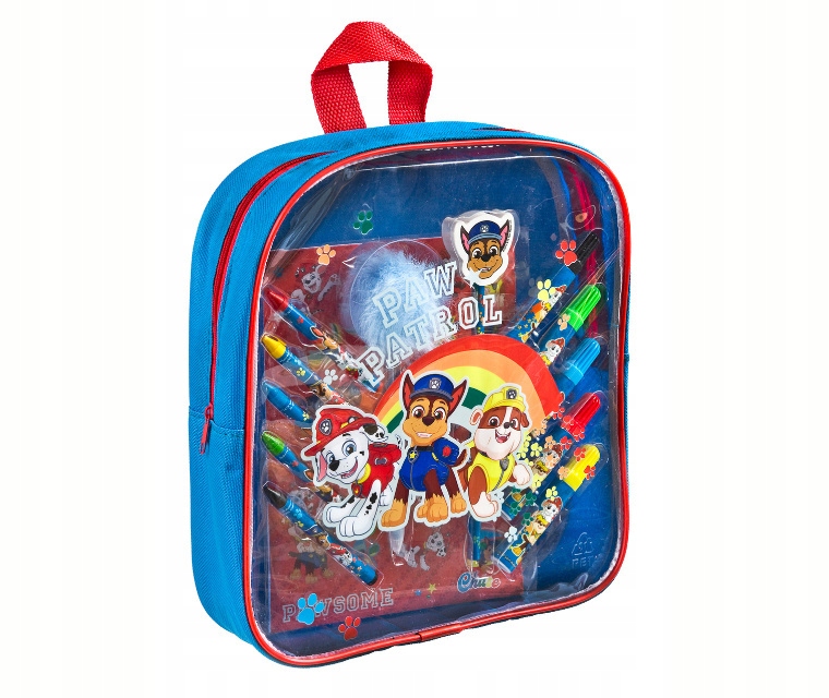 Plecak z wyposażeniem Psi Patrol PAW PATROL PPBT5201 – Idealny dla małych artystów