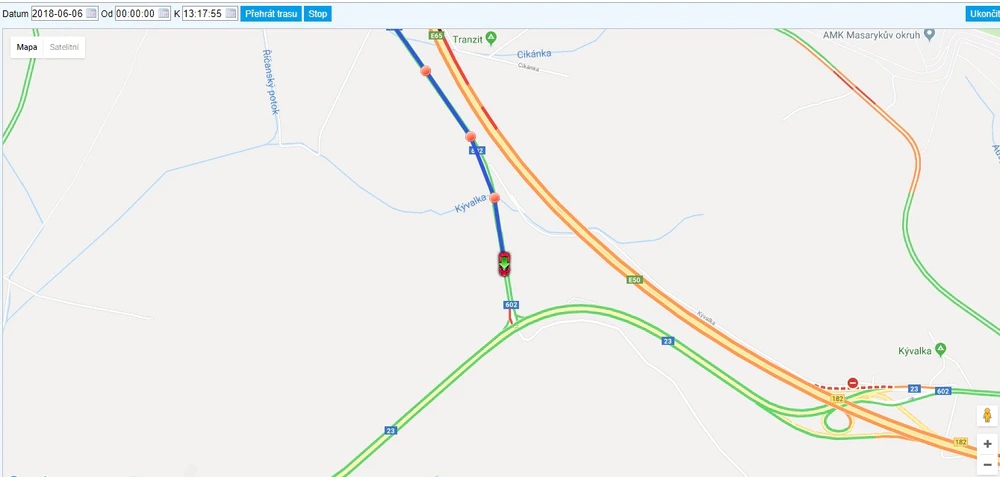 Funkcje monitorowania lokalizacji motocykla