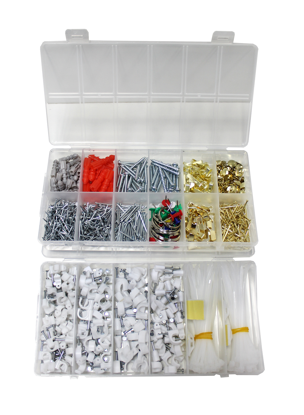 Zestaw akcesoriów dla elektryków i elementy łączeniowe