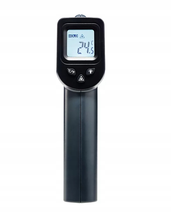 Szeroki zakres pomiaru temperatury do 550°C
