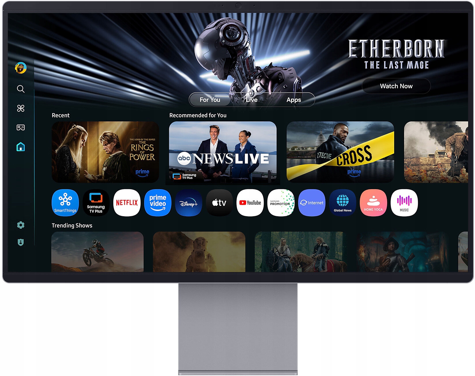 Wbudowane aplikacje Smart TV dla wygodnego dostępu do treści