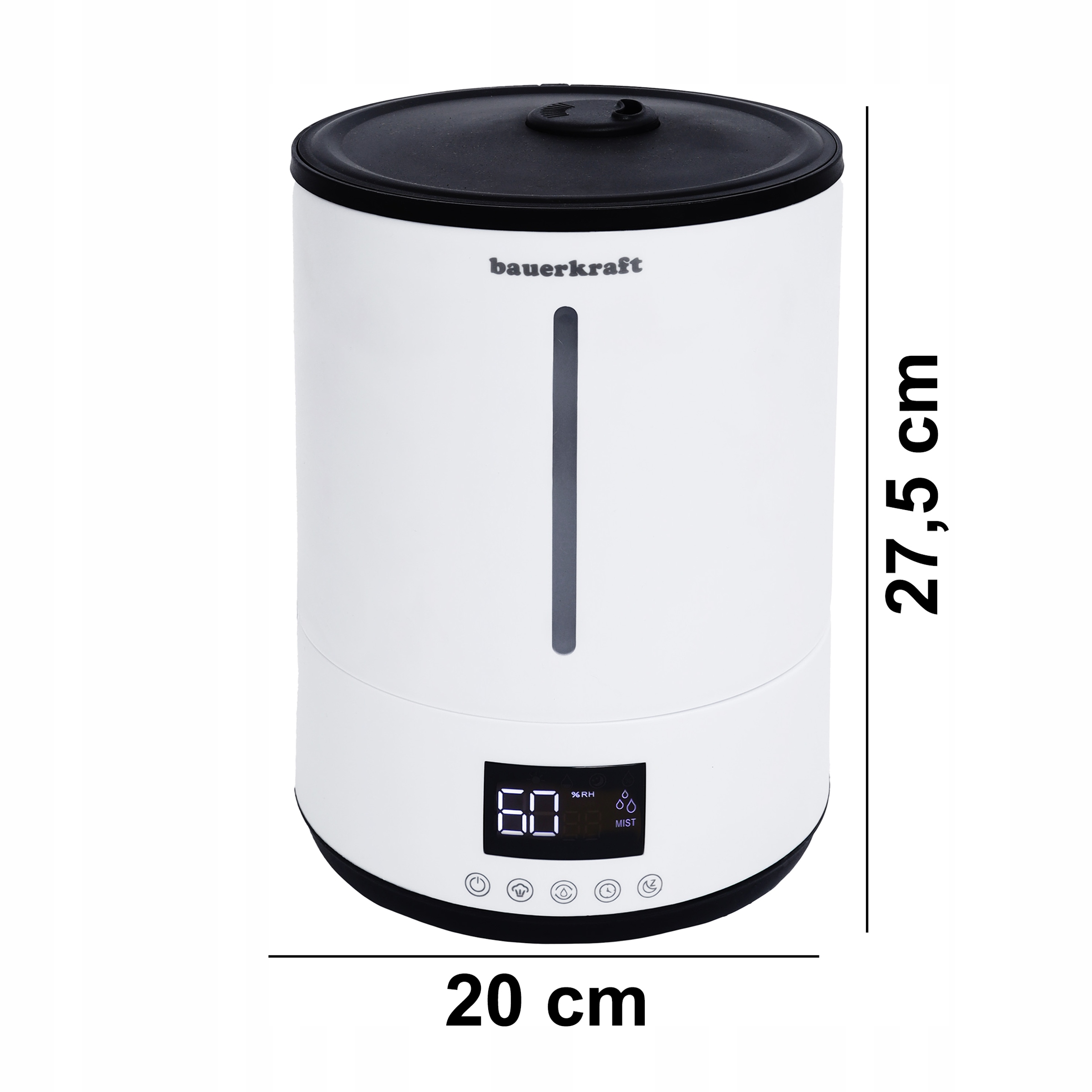 Wydajność i pojemność – Zbiornik 4,0 l i odparowanie 300 ml/h