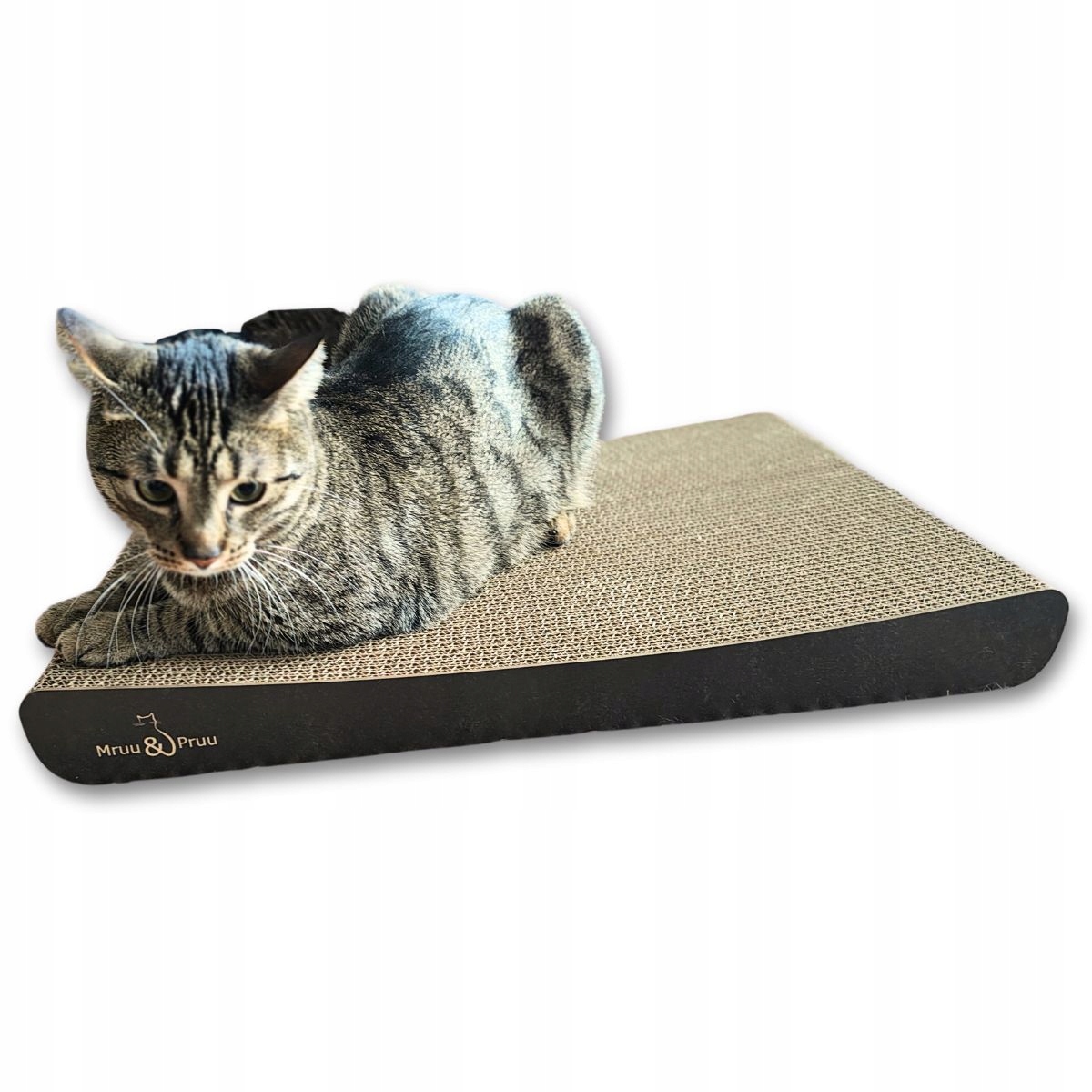 Drapak Kartonowy Sigma Mruu&Pruu Czarny Szeroki – Idealne miejsce dla Twojego kota