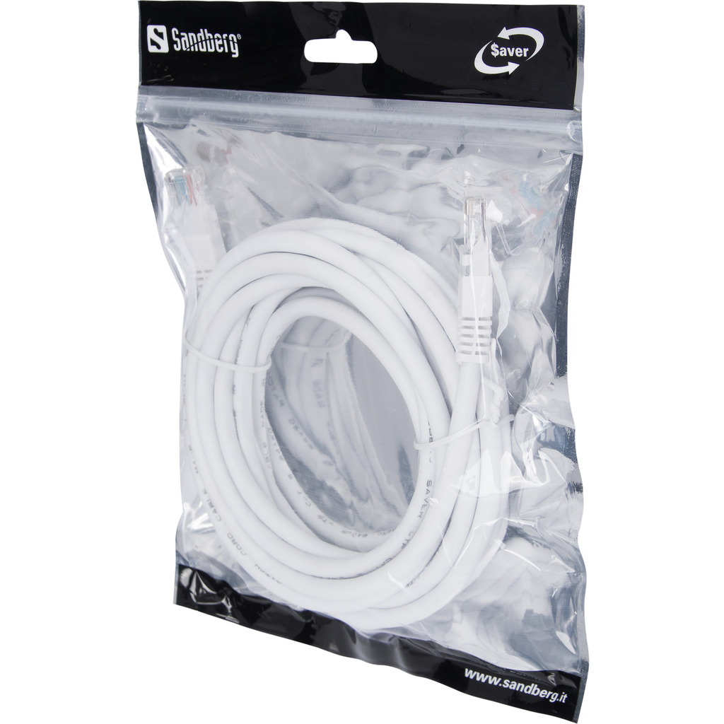 Kabel sieciowy Sandberg UTP Cat6 5m SAVER (306-96) – Wysoka jakość i niezawodność