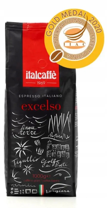 Kawa ziarnista Espresso Italiano Excelso Bar 1kg – Doskonały wybór dla miłośników espresso