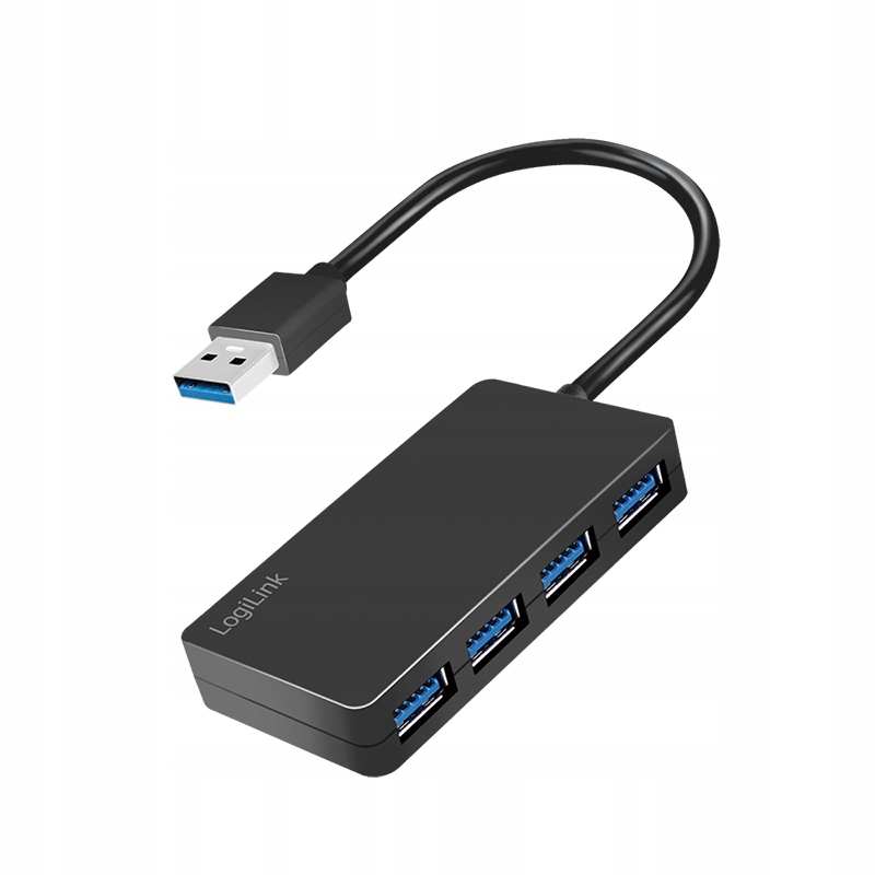 HUB USB LogiLink USB 3.2 HUB 4-port, Gen1 czarny – Idealne rozwiązanie do rozbudowy portów USB