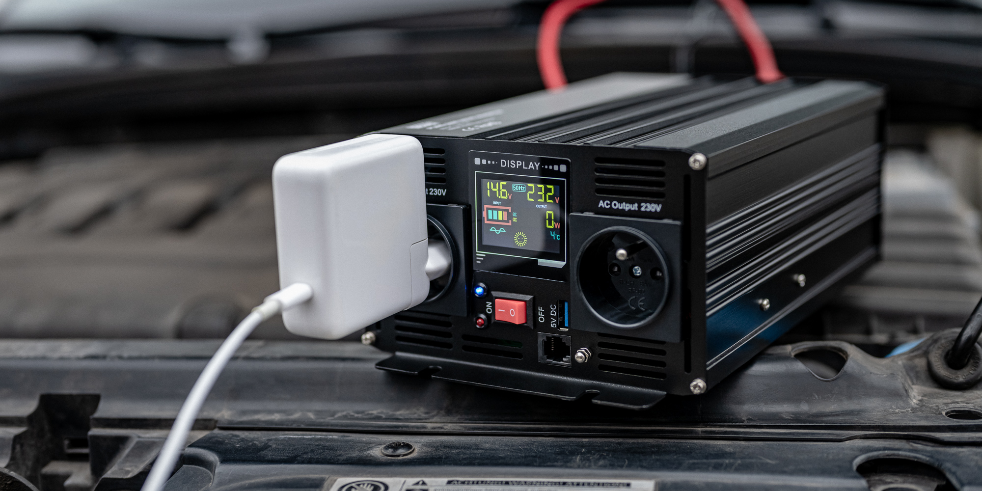 Przetwornica napięcia Newell z czystą sinusoidą - 12 V _ 230 V, 1000 W