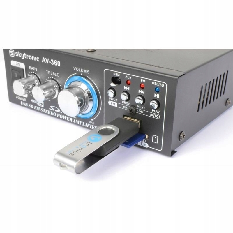 Wbudowany odtwarzacz MP3 – Muzyka z USB i SD bez dodatkowych urządzeń