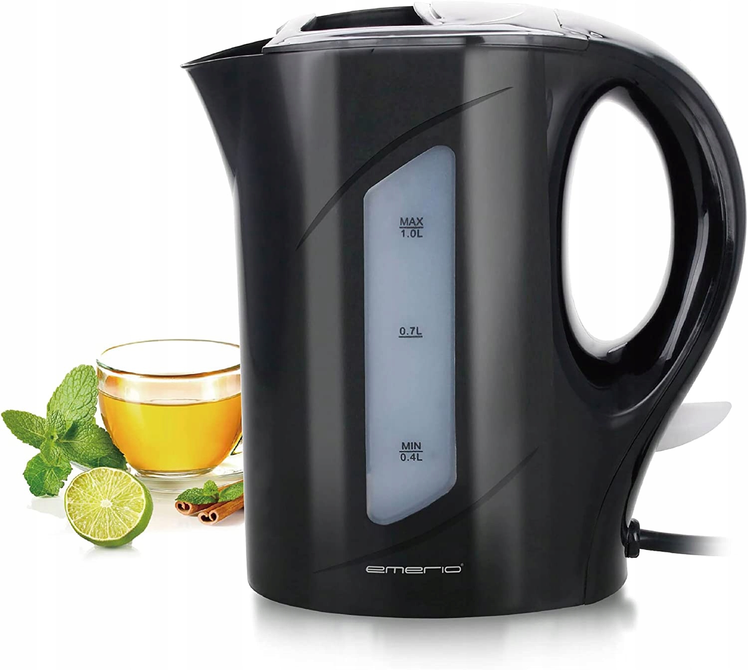 Czajnik Emerio Wasserkocher 1.0L – Wygodne gotowanie wody w Twoim domu