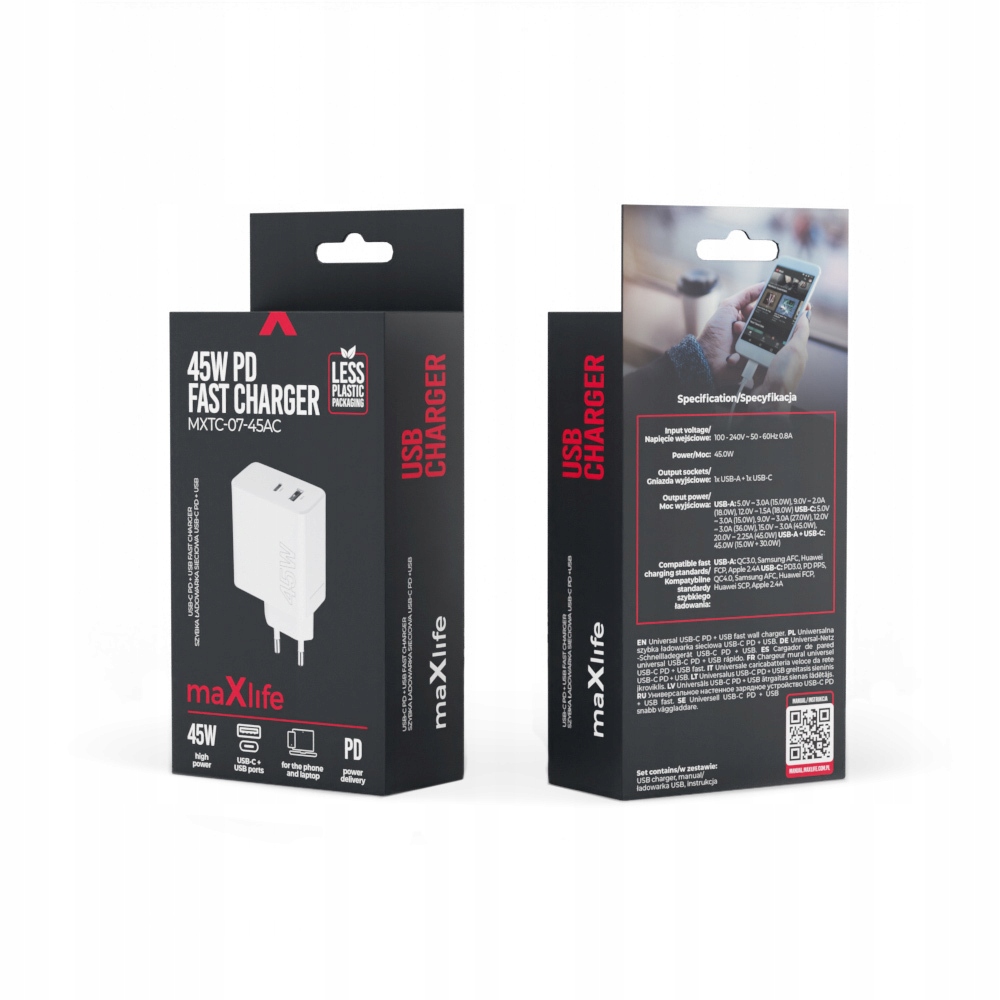 Obsługa protokołów Power Delivery i Quick Charge