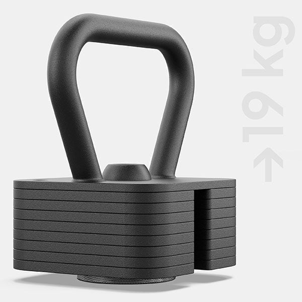 ZIPRO Kettlebell SQUARE 19 kg
