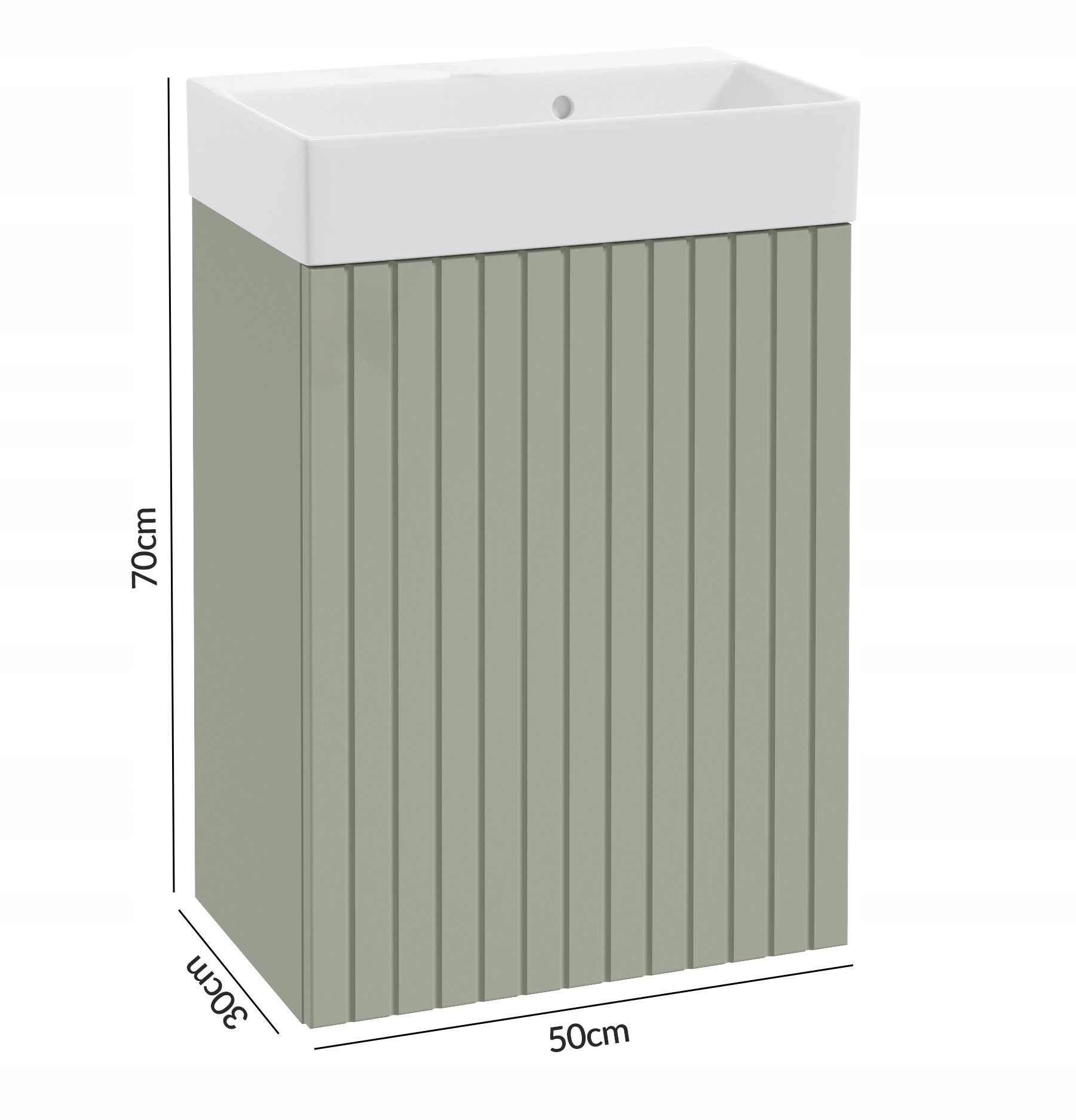 Kompaktowe wymiary – Idealna do małych i średnich łazienek