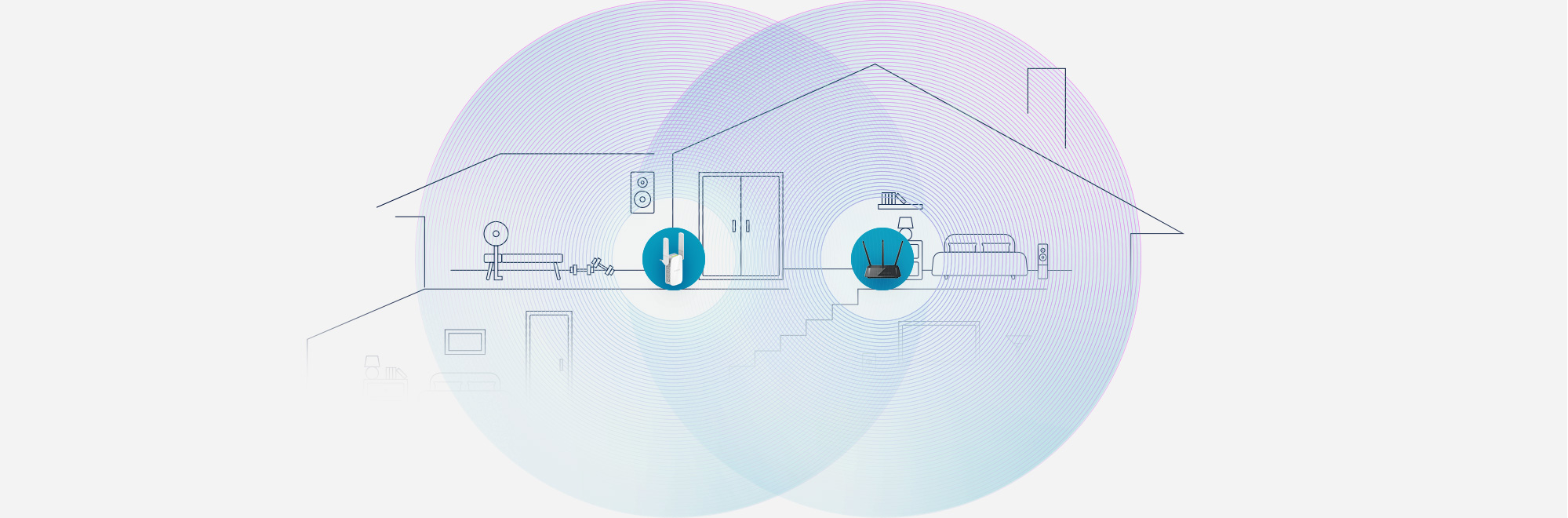 Extend your WiFi network to reach all rooms in your house
