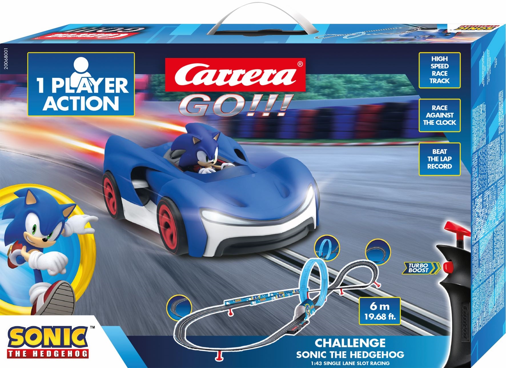 Carrera Tor Challenger Sonic 6,0m – Emocjonująca zabawa dla dzieci