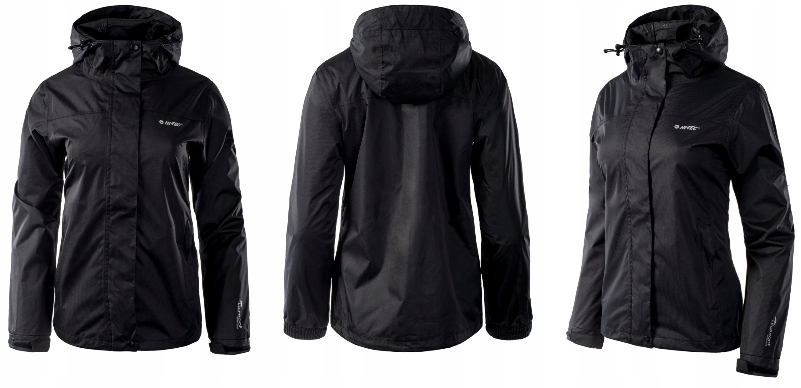 Damska lekka kurtka trekkingowa Hi-Tec Lady Resti czarna rozmiar S