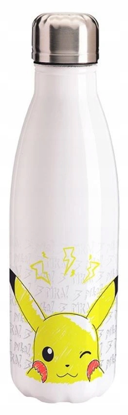 Pikachu Butelka Metalowa Pokemon – Twój ulubiony Pokemon zawsze przy Tobie