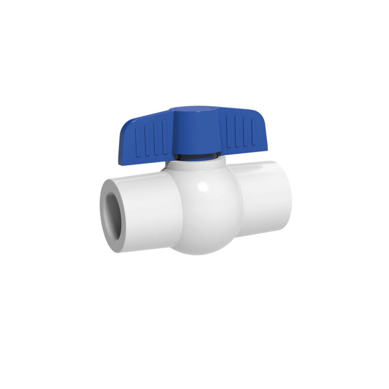 Wymiary i parametry fizyczne zaworu kulowego PVC