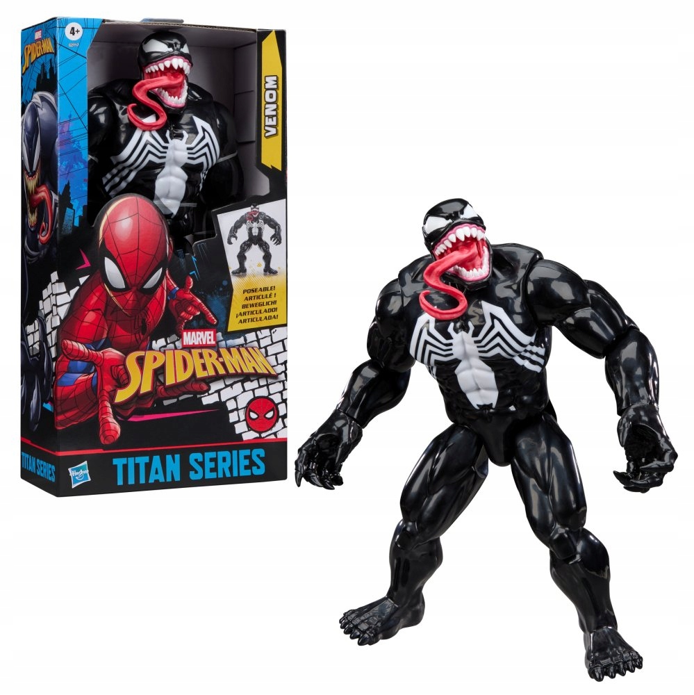 Figurki Marvel Spider-Man Titan Series Venom Deluxe – Idealny prezent dla małych superbohaterów