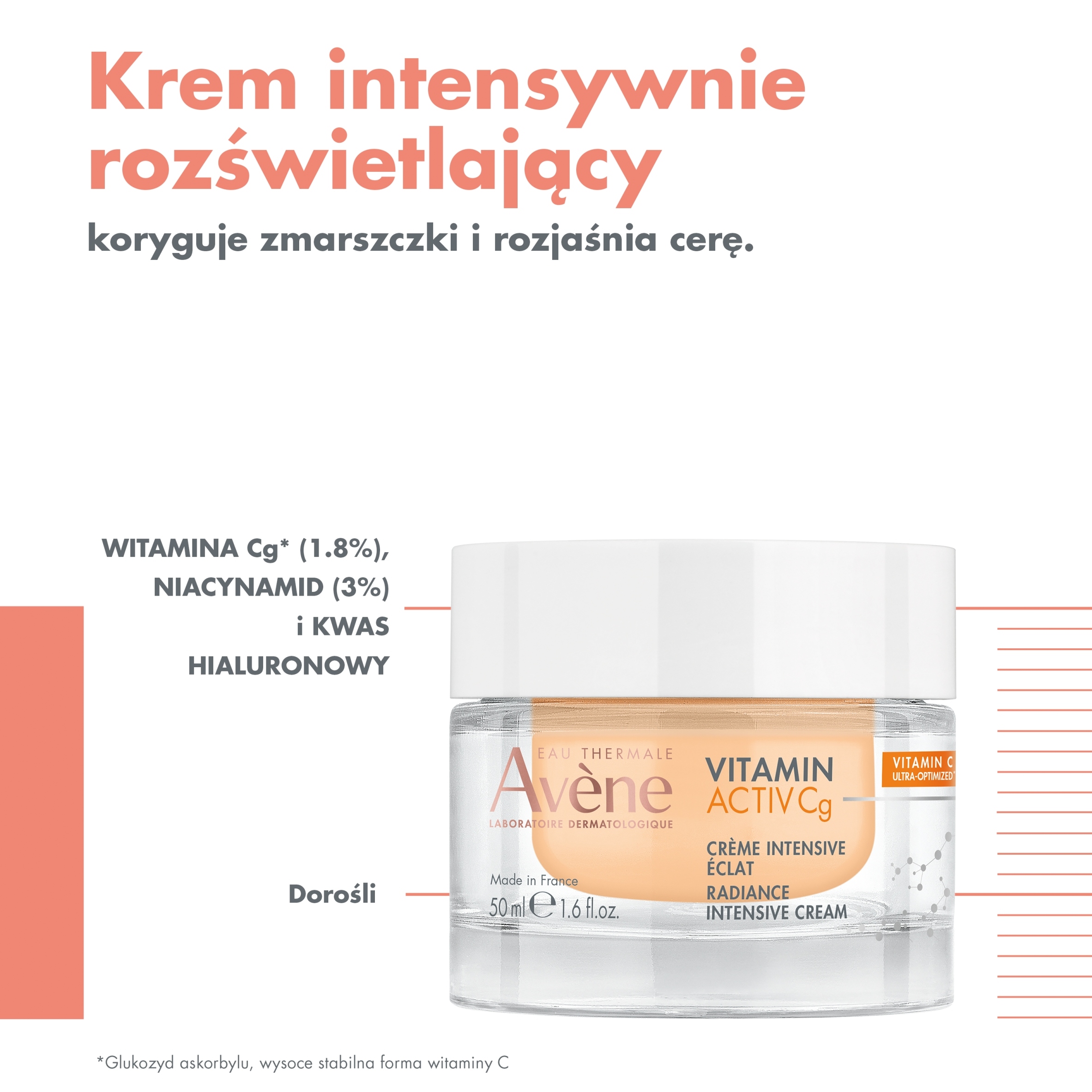 Działanie rozświetlające i przeciwzmarszczkowe