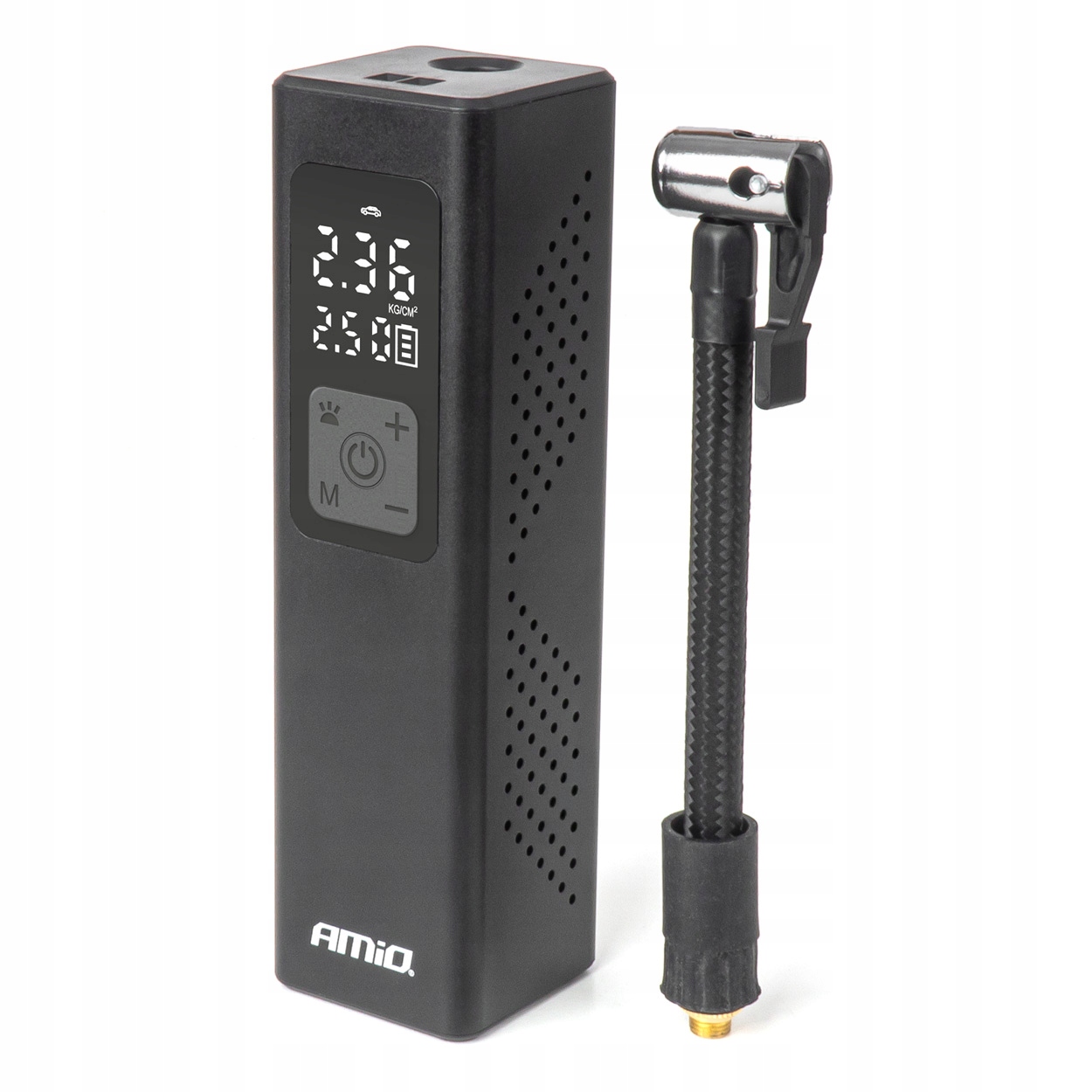 Kompresor samochodowy z wyświetlaczem LED 12V 100W AMIO-04376 – Niezawodne rozwiązanie dla każdego kierowcy