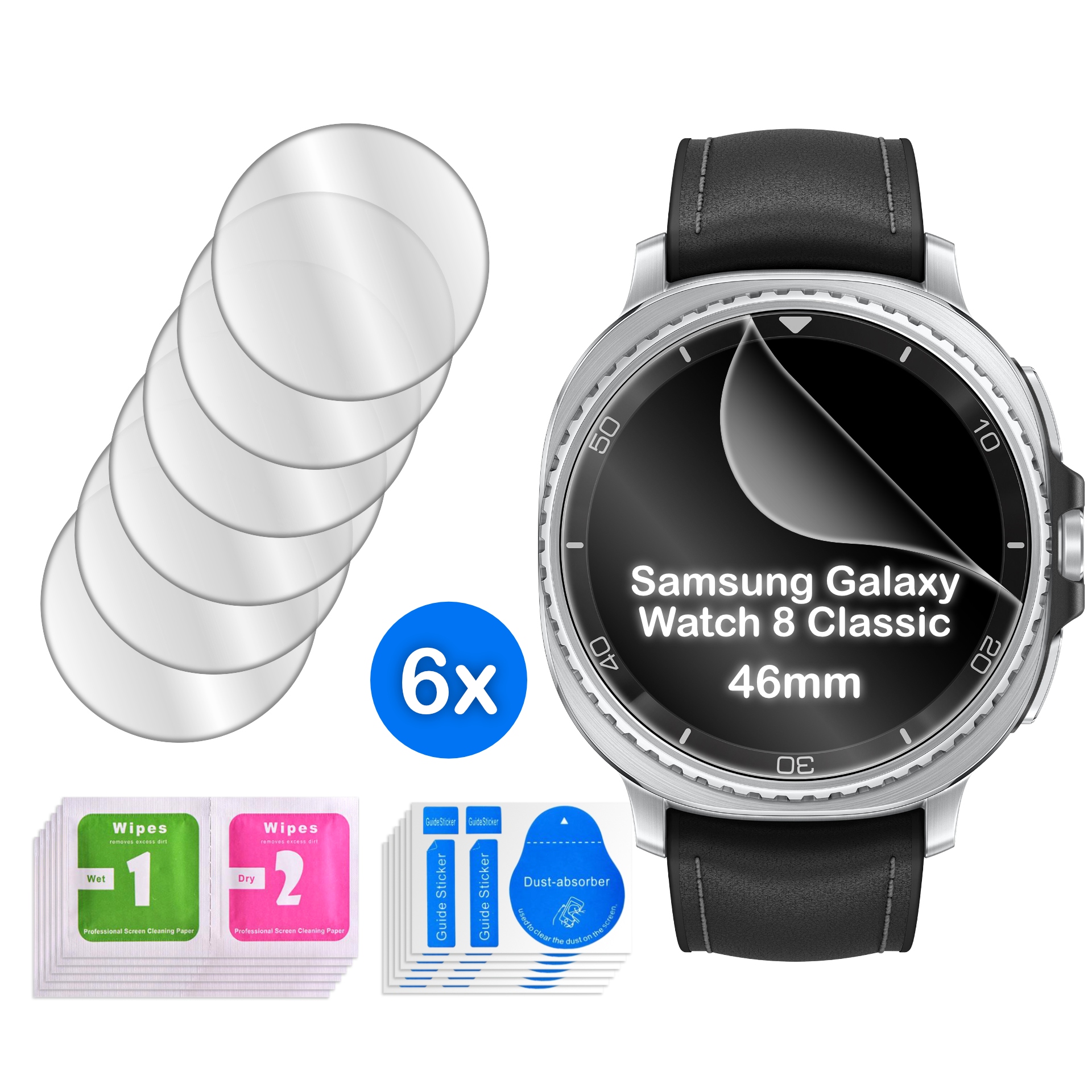 Folia HYDROŻELOWA 3D na ekran do Samsung Galaxy Watch 8 Classic 46mm – Nowoczesna ochrona