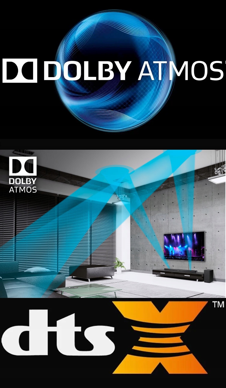 Dolby Atmos® i DTS:X® – Przestrzenny dźwięk w Twoim salonie