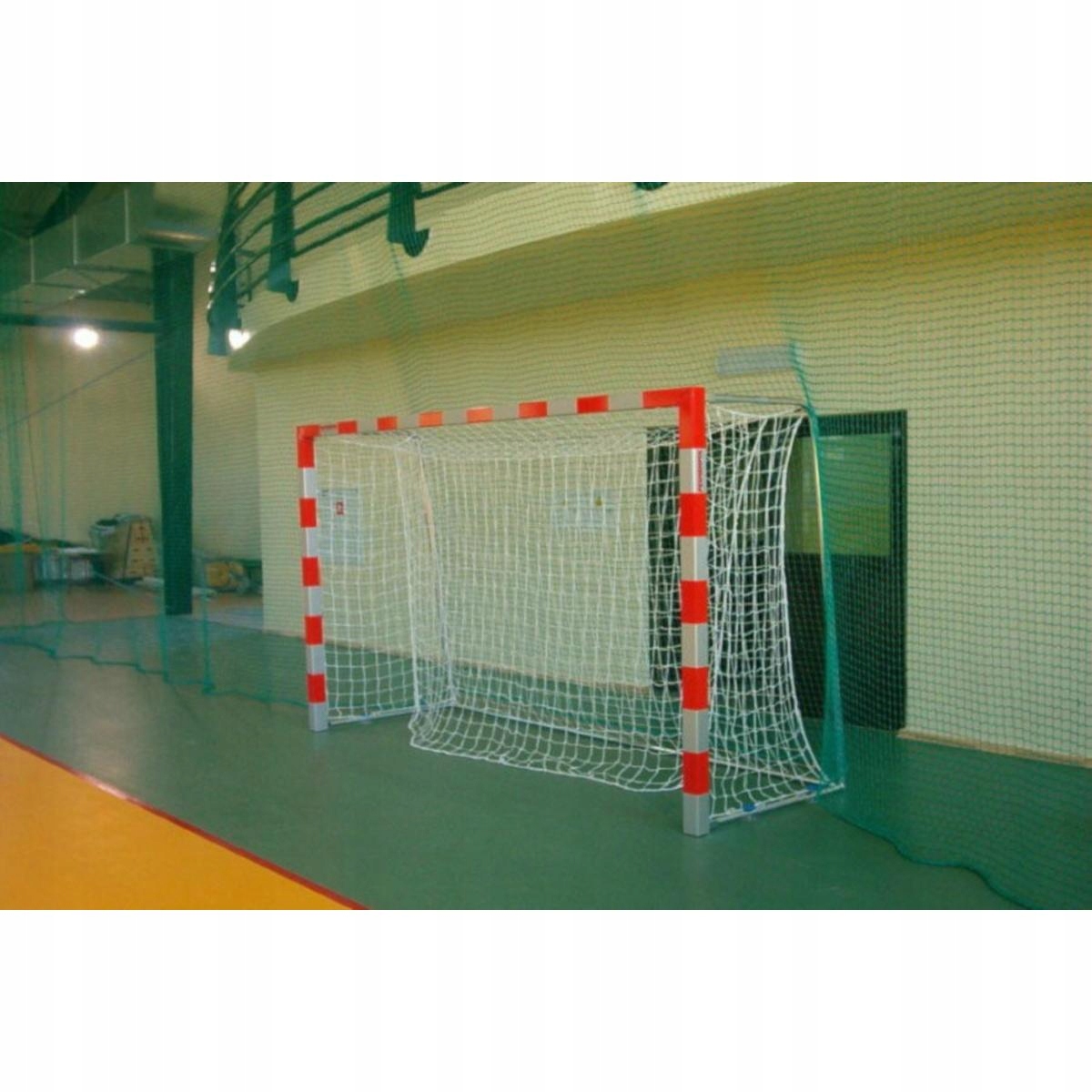 Siatka do piłki ręcznej /PE 3/ 3x2x0,8x1m - Biało-Czerwona od Netex