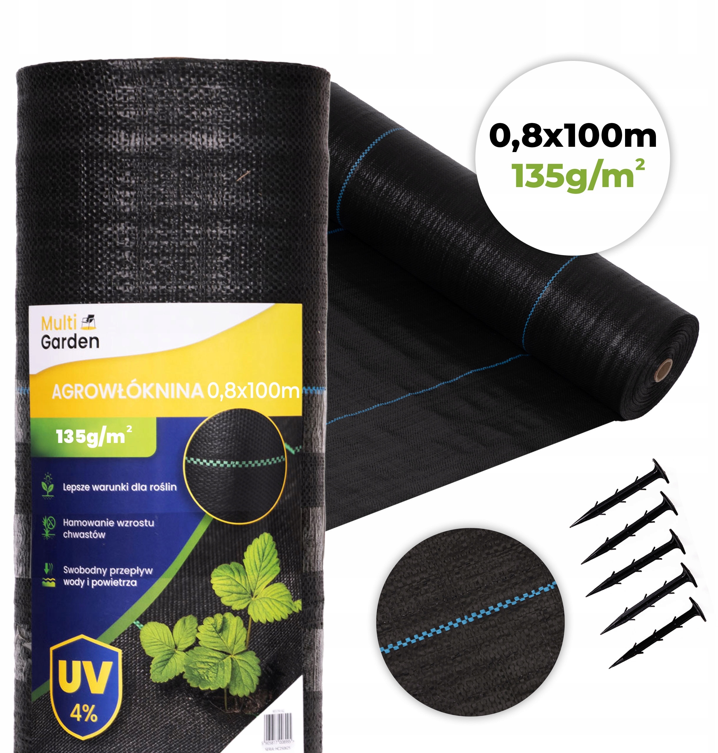 Agrowłóknina MultiGarden 135g/m² – Idealne rozwiązanie do ochrony roślin