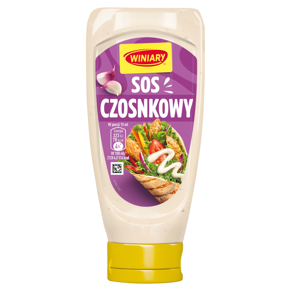 WINIARY Sos czosnkowy 200 ml – Wyrazisty smak w każdej potrawie