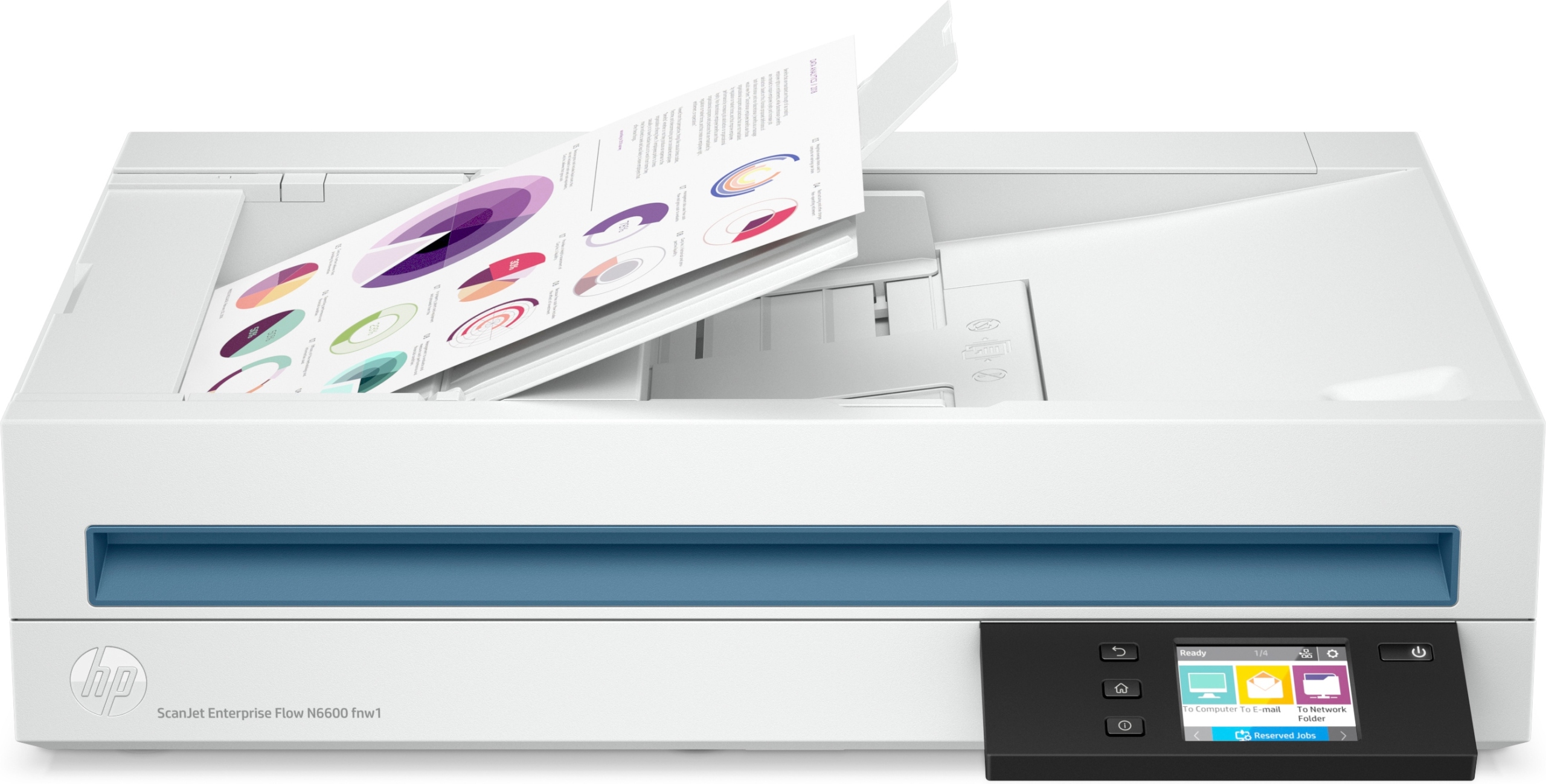 Skaner HP ScanJet Enterprise Flow N6600 fnw1 – Wydajność skanowania na najwyższym poziomie