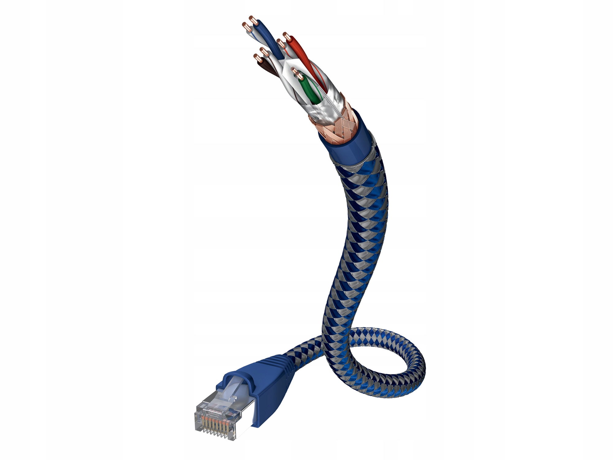 in-akustik Premium Network Cable CAT6 RJ45 5M – Wysokiej jakości przewód sieciowy