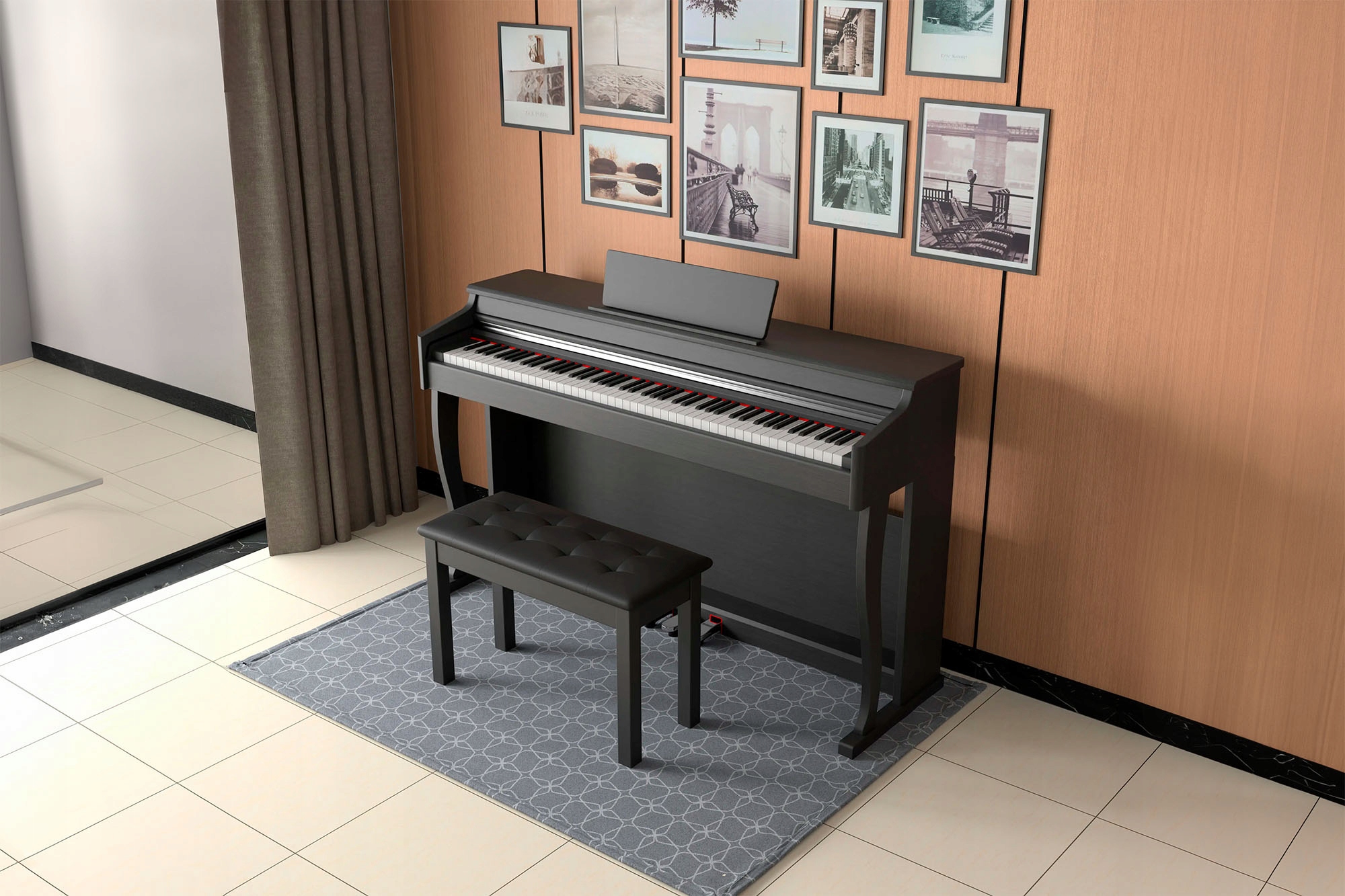 Pianino cyfrowe Kruger&Matz KMDP-155 – Doskonałe brzmienie w eleganckim wydaniu
