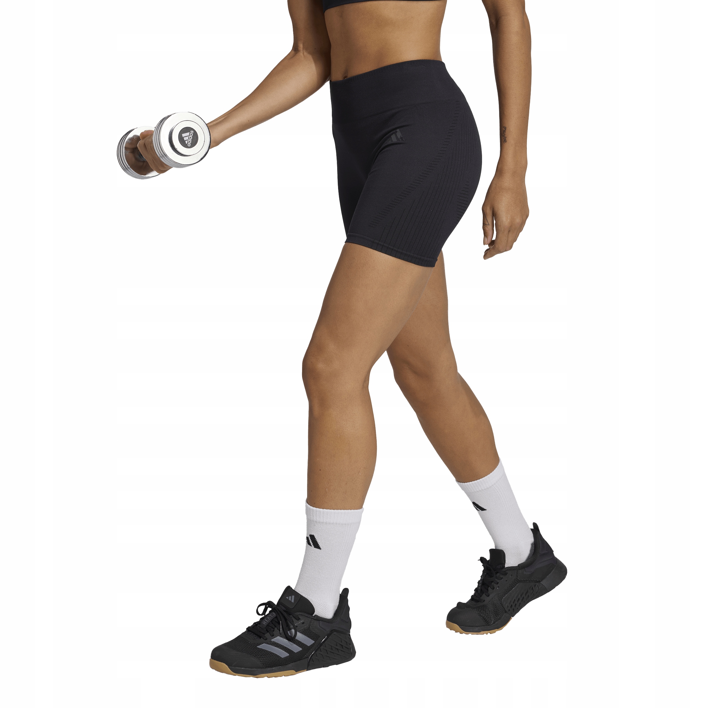 Spodenki damskie adidas Workout Essentials 4 inch czarne JX3902 – Idealne do treningu