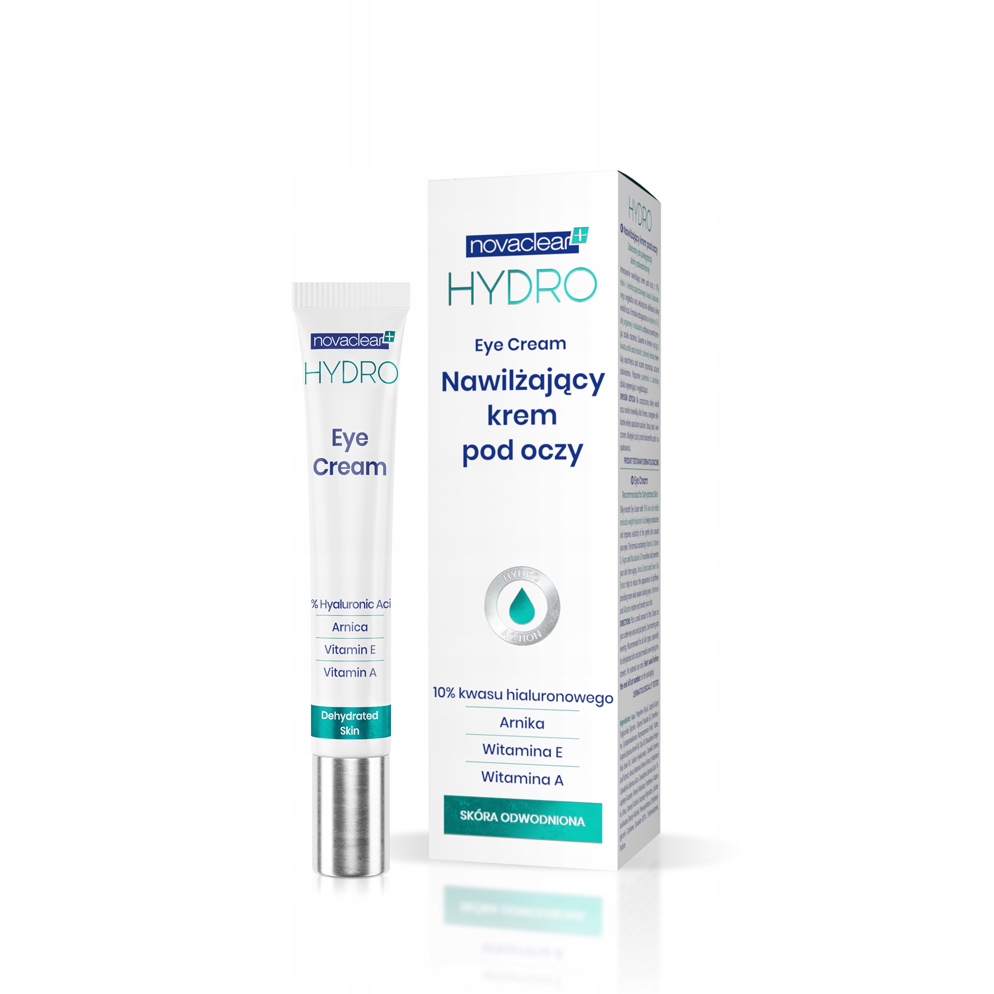 NOVACLEAR Hydro Krem pod Oczy 15ml – Intensywne nawilżenie dla delikatnej skóry