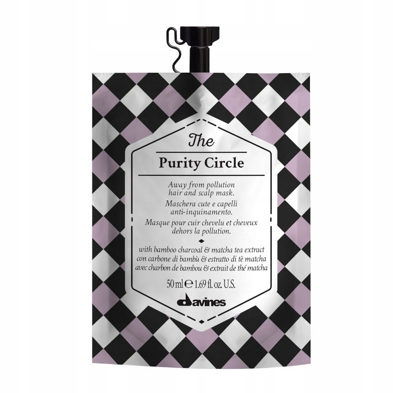 Davines The Purity Circle – Maska oczyszczająca do włosów 50ml